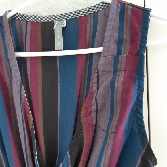 Urban Renewal recycled low neck striped shirt - Picture 3 of 5